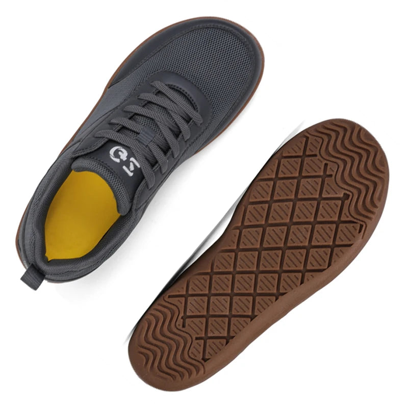 Męskie Sneakersy Casual - Podeszwa Szeroka Zero Drop