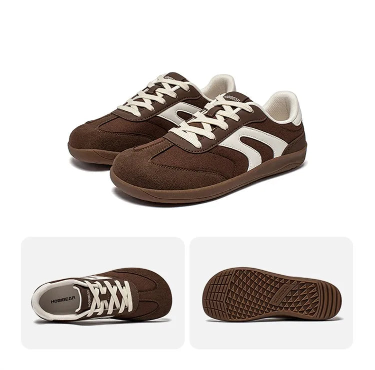 Wygodne casualowe buty barefoot - zamszowe