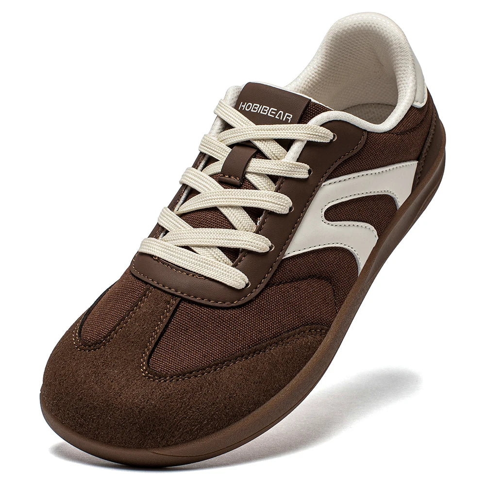 Wygodne casualowe buty barefoot - zamszowe
