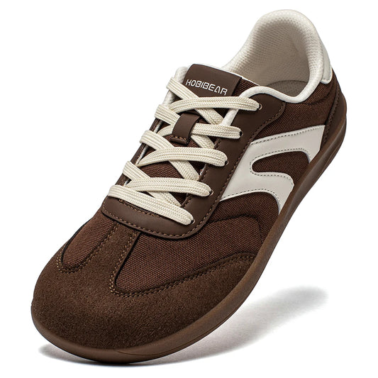 Wygodne casualowe buty barefoot - zamszowe