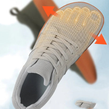 Męskie Sneakersy Casual - Podeszwa Szeroka Zero Drop