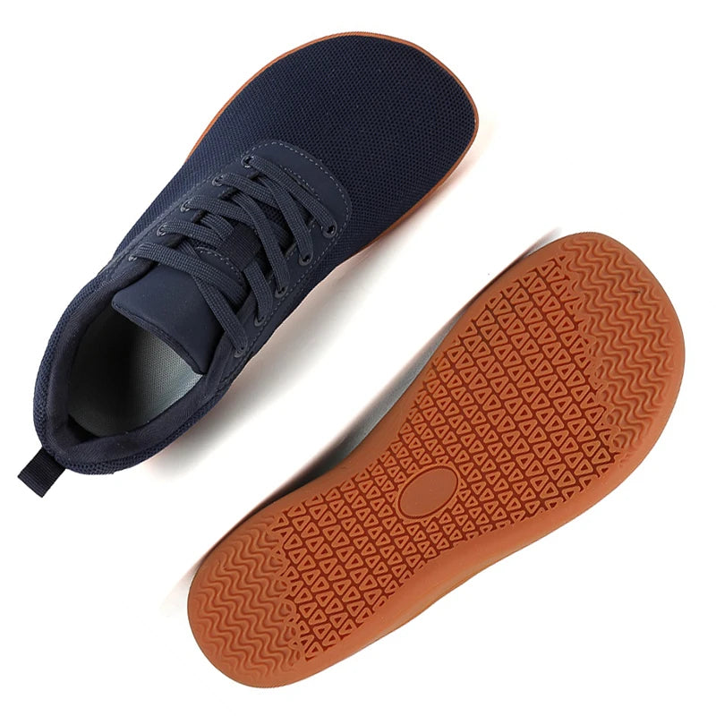 Męskie Sneakersy Casual - Podeszwa Szeroka Zero Drop