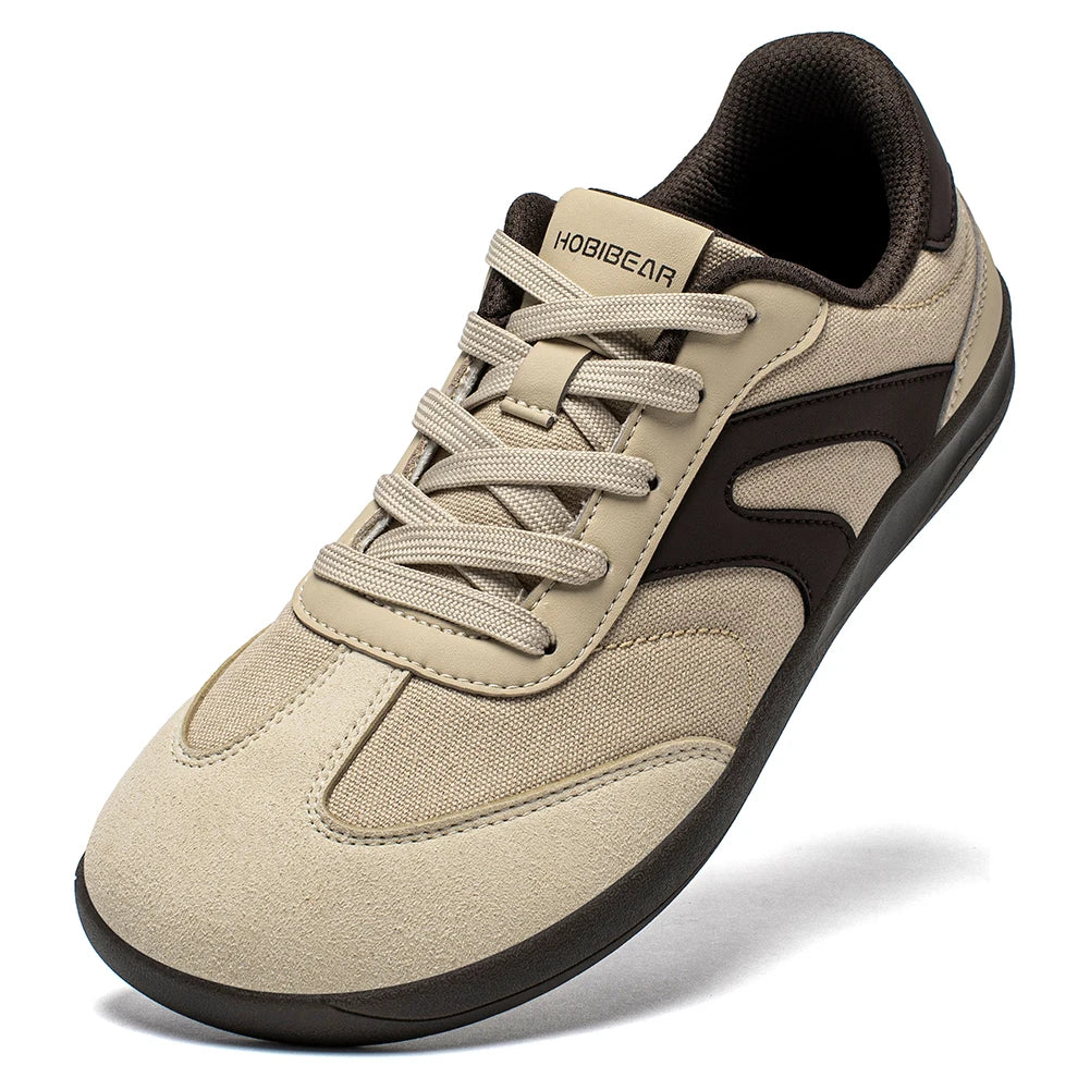 Wygodne casualowe buty barefoot - zamszowe