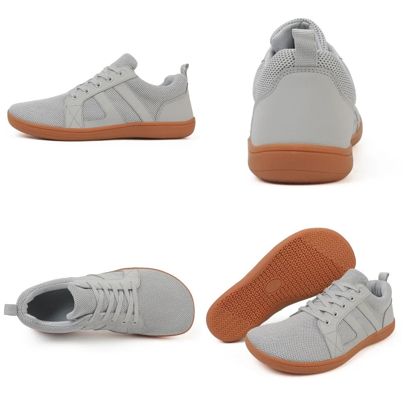 Męskie Sneakersy Casual - Podeszwa Szeroka Zero Drop