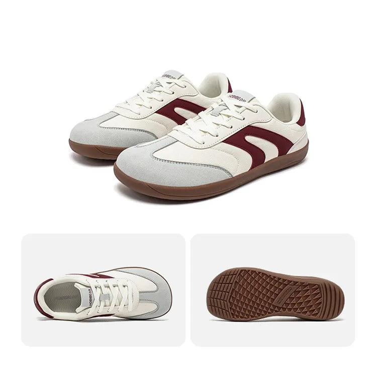 Wygodne casualowe buty barefoot - zamszowe