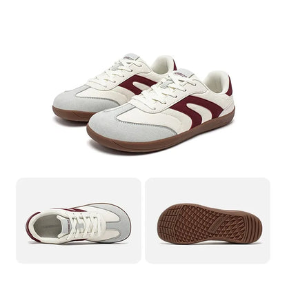 Wygodne casualowe buty barefoot - zamszowe