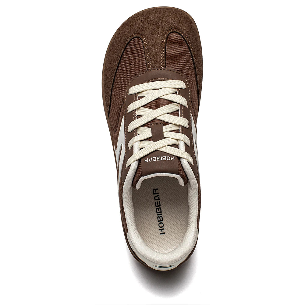 Wygodne casualowe buty barefoot - zamszowe