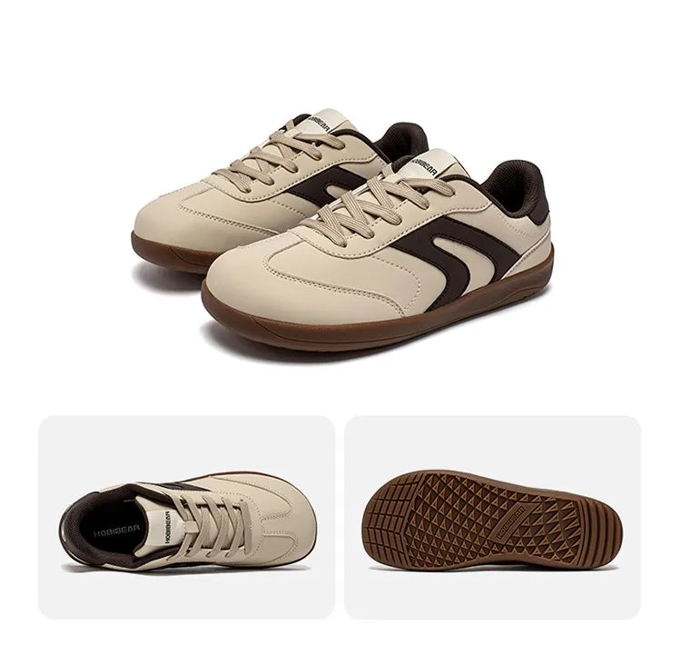 Wygodne casualowe buty barefoot - skórzane