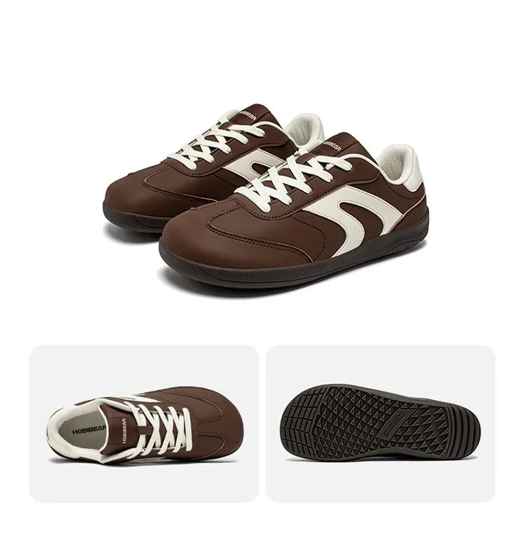 Wygodne casualowe buty barefoot - skórzane