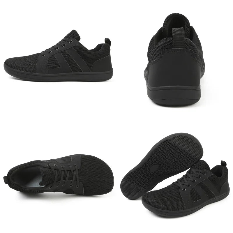 Męskie Sneakersy Casual - Podeszwa Szeroka Zero Drop