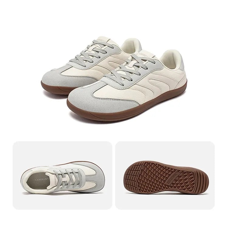 Wygodne casualowe buty barefoot - zamszowe