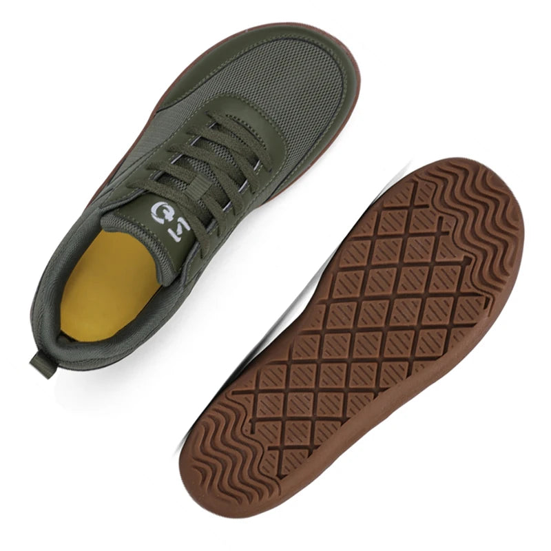 Męskie Sneakersy Casual - Podeszwa Szeroka Zero Drop
