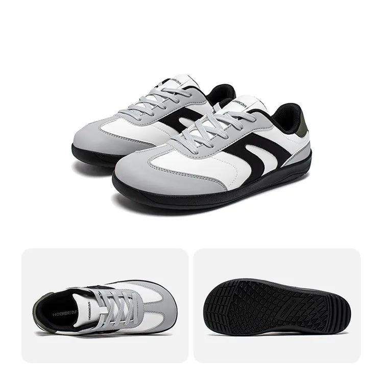 Wygodne casualowe buty barefoot - skórzane