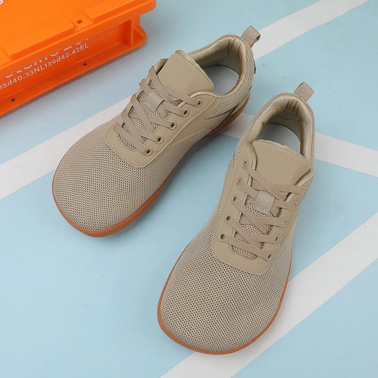 Męskie Sneakersy Casual - Podeszwa Szeroka Zero Drop