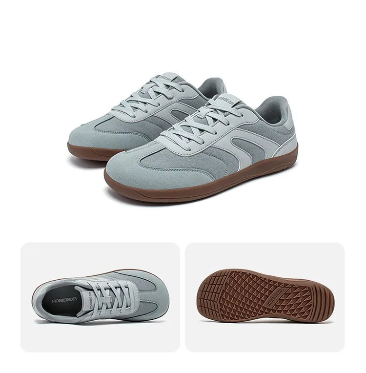 Wygodne casualowe buty barefoot - zamszowe