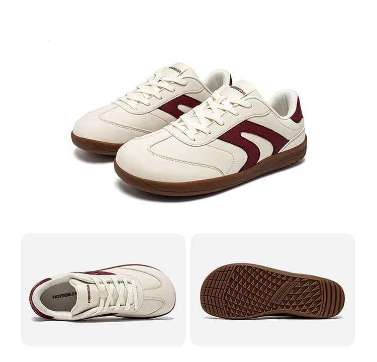 Wygodne casualowe buty barefoot - skórzane