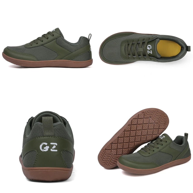 Męskie Sneakersy Casual - Podeszwa Szeroka Zero Drop