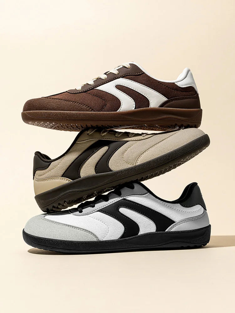 Wygodne casualowe buty barefoot - zamszowe