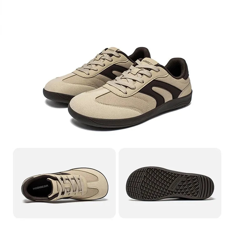 Wygodne casualowe buty barefoot - zamszowe
