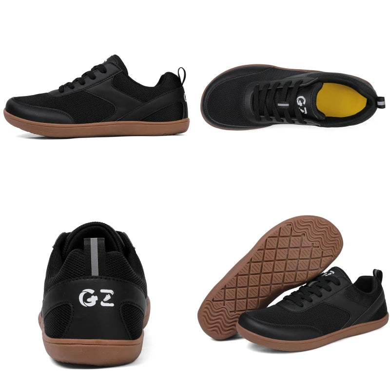 Męskie Sneakersy Casual - Podeszwa Szeroka Zero Drop